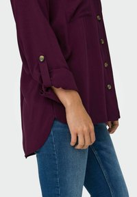 ONLY ONLYASMIN SHIRT - Button-down blouse - winetasting