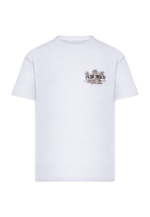 Mister Tee, ZYCRE BEACH OVERSIZE TEE - Triko s potiskem - white