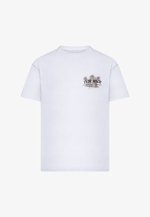 Mister Tee, ZYCRE BEACH OVERSIZE TEE - Triko s potiskem - white