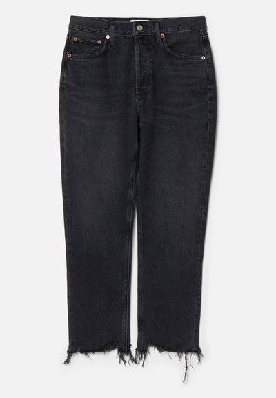 Agolde RILEY CROP - Slim fit jeans - hitch
