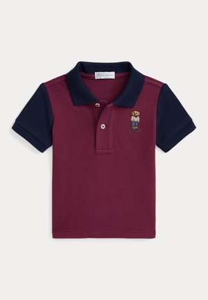 Polo Ralph Lauren COTTON MESH POLO SHIRT - Pólóing - aubergine multi