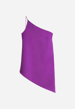 THE-ARE ASIMÉTRICA SIN MANGAS - Top - morado