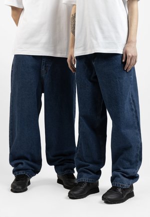 SIGNATURE CASPER UNISEX - Jean baggy - washed blue