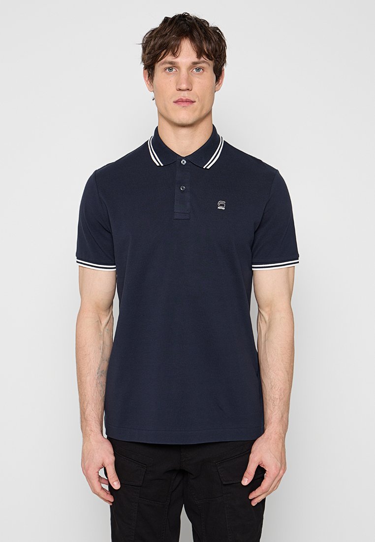 G-Star Poloshirt donkerblauw denim