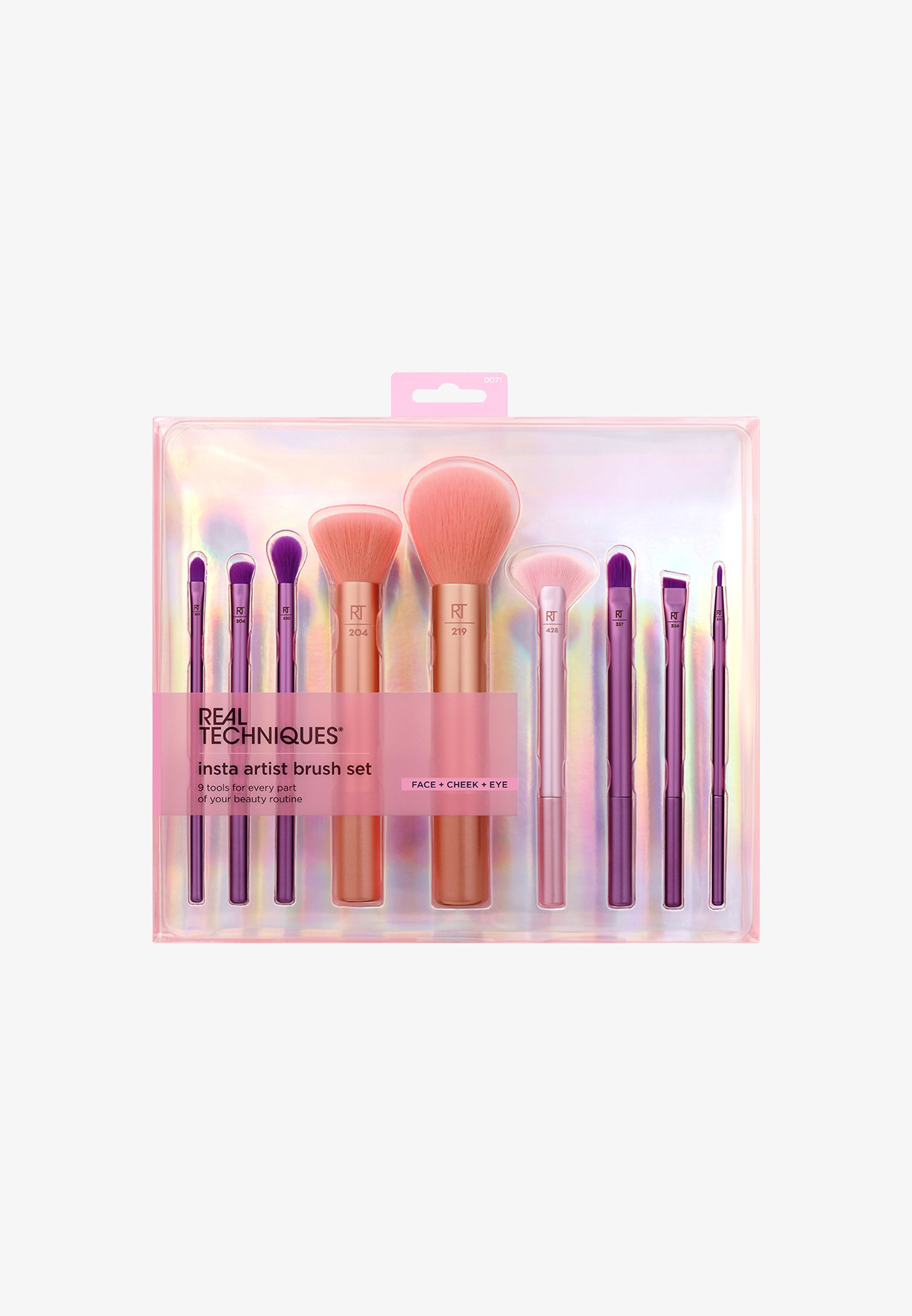 Renata Beauty R10 Pro Dual Augenbrauenpinsel – Mit Spoolie & Pinselseite, Bi-Cell-Spitze Für Präzises Styling & Eyeliner, Waschbar