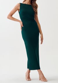 TUSSAH Maxi šaty - dark green