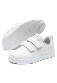 Puma COURTFLEX V2  - Scarpe da allenamento - puma white gray violet