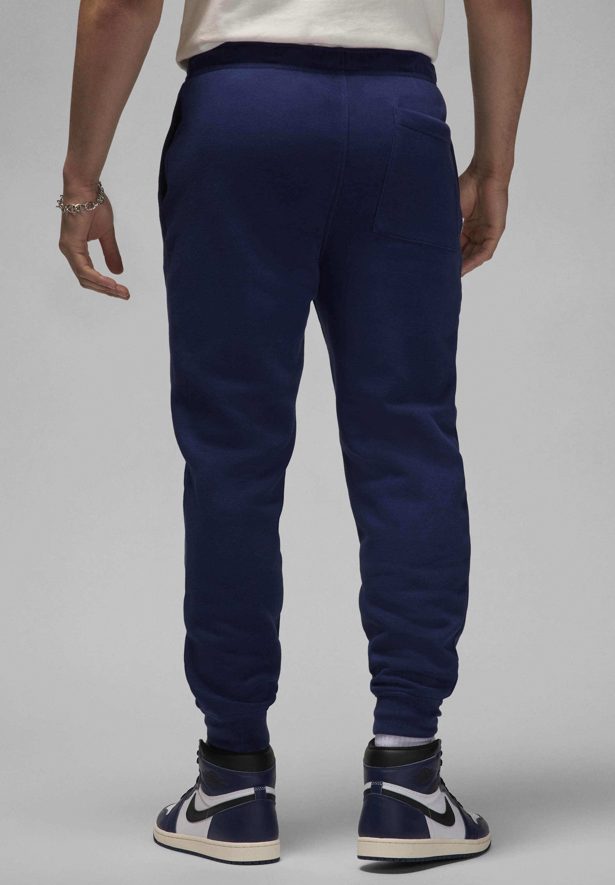 Jordan Pantalones deportivos - midnight navy white/azul marino