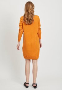 VILA Abito in maglia - gold-coloured