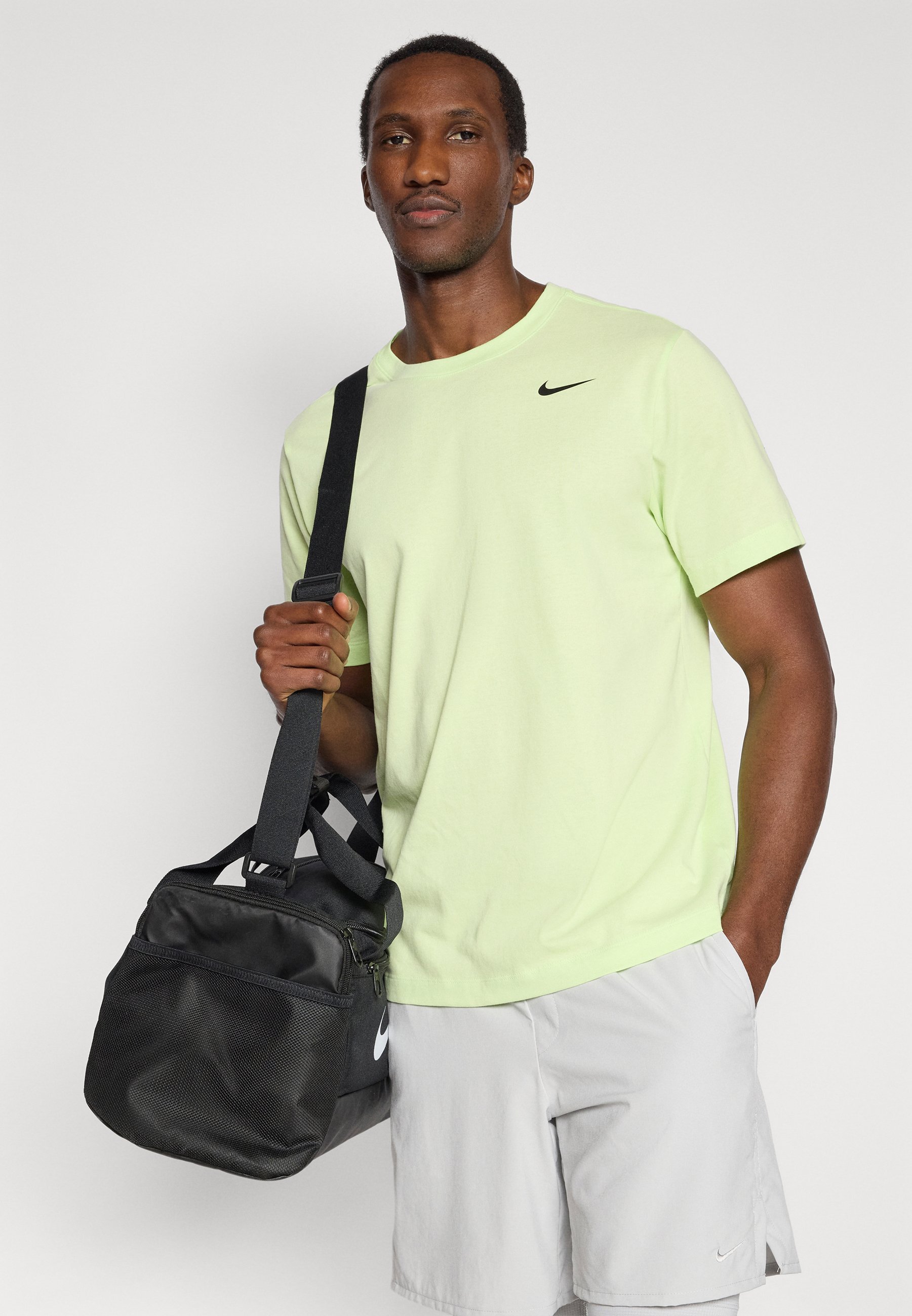 black lime green nike shirt