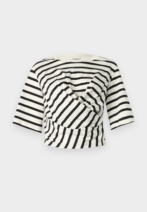Baum und Pferdgarten JALYA - Print T-shirt - black whisper stripe