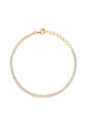 TENNIS-ZIRKONIA - Armband - zirkonia gold-coloured