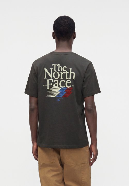 The North Face RETRO TRAIL RELAXED SHORT SLEEVE TEE GRAPHIC - Print T-shirt - anthracite grey — foto 3