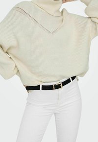 ONLY Stickad tröja - off-white