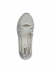 Jana Klassischer Ballerina - grey silver