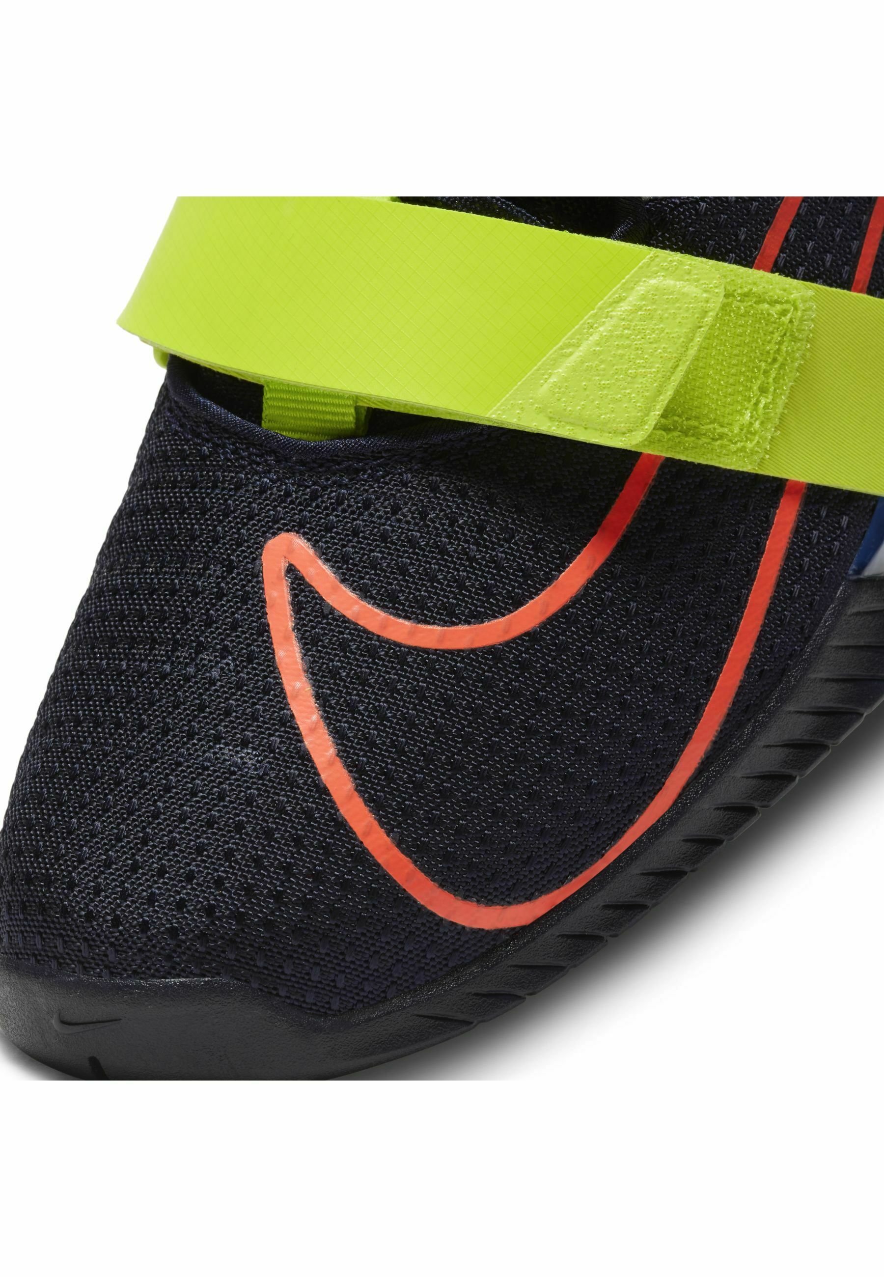 Nike Performance ROMALEOS UNISEX - Zapatillas de entrenamiento - blackened  blue/bright mango/azul - Zalando.es