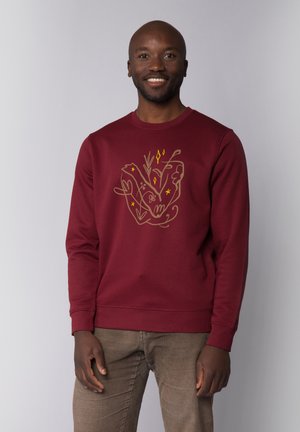 SELF LOVE - Sweatshirt - burgundy