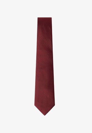 Hackett London, HACKETT LONDON TIE MINI DOT - Corbata - oxblood red