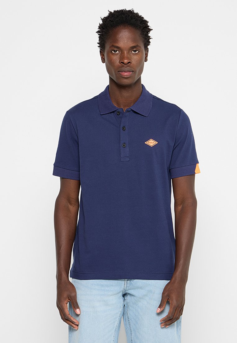 Replay Poloshirt donkerblauw