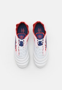 Umbro TOCCO IV PREMIER FG - Scarpe da calcio per terreni duri - bit of blue/estate blue/rococco red