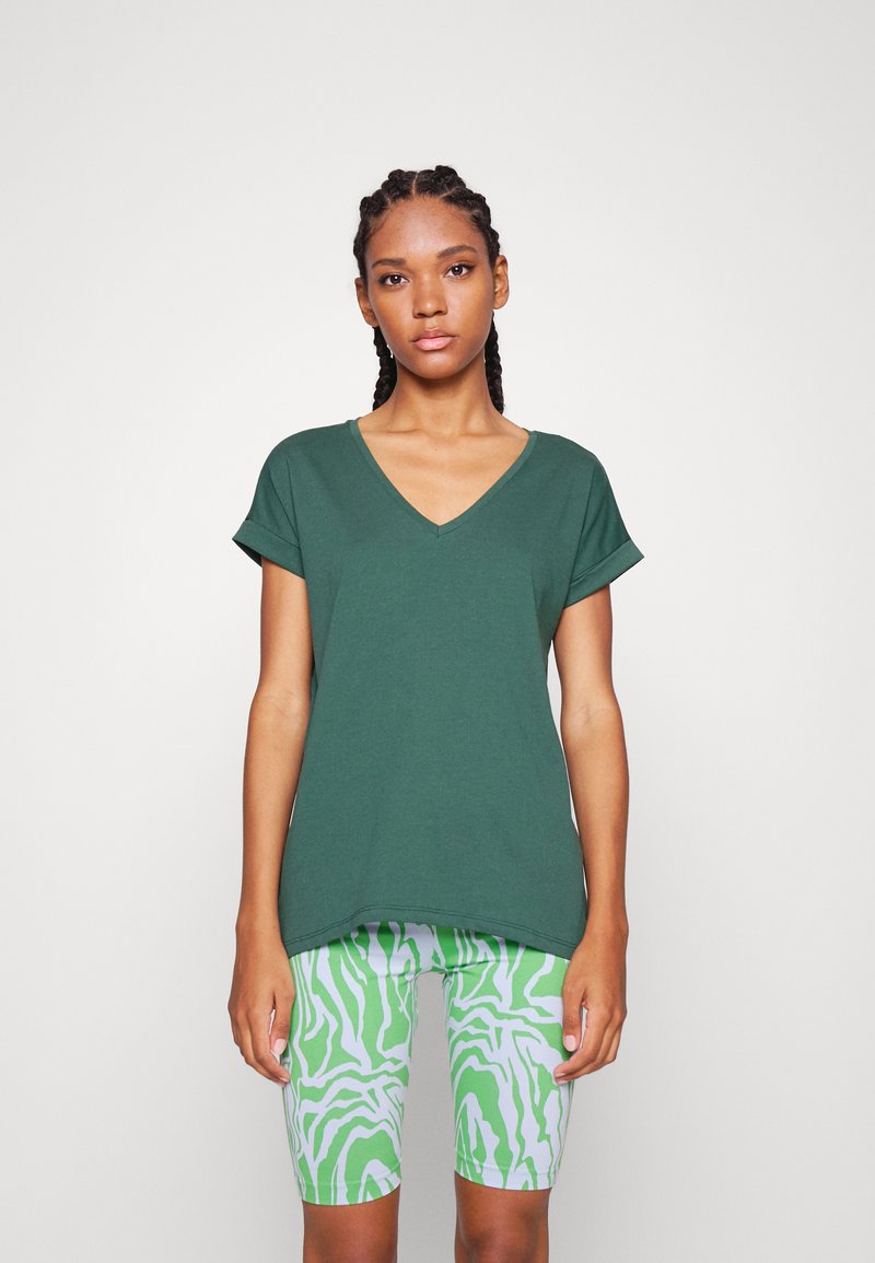 VILA VIDREAMERS V NECK - T-shirt básica - pineneedle