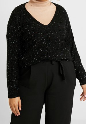 Strickpullover - black