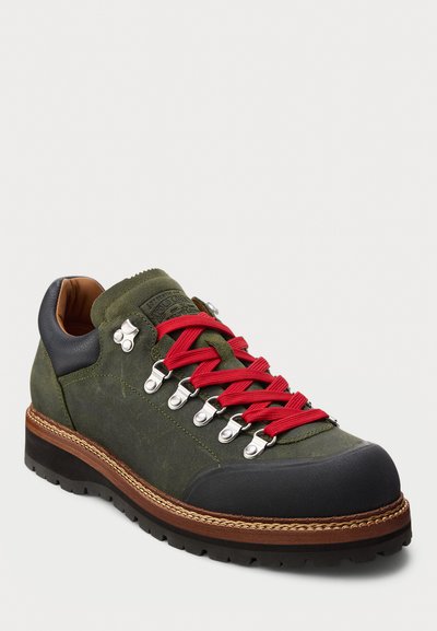 Polo Ralph Lauren ALPINE LOW SUEDE TRAIL BOOT - Nööritavad poolsaapad - estate olive