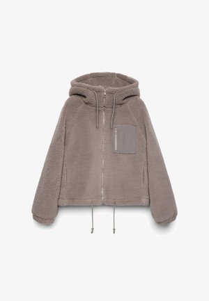 Calliope, CAPOSPALLA TINTA UNITA - Fleecejacke - fango chiaro