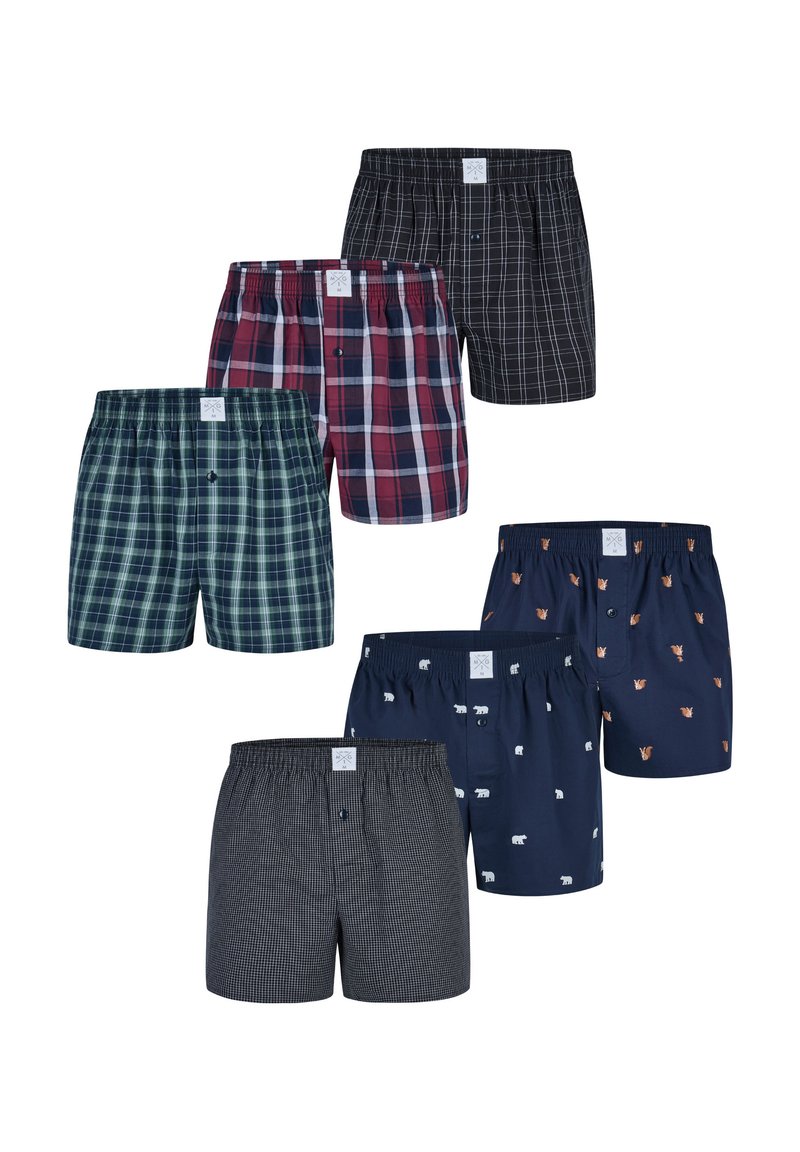 MG-1 WIDE 6-PACK - Široké boxerky - dark blue