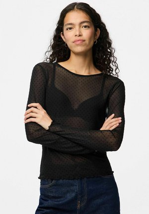 MIT LANGEN ÄRMELN  - Bluse - black