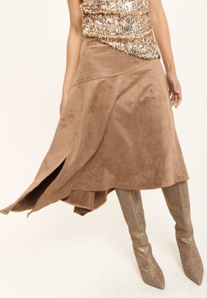 A-line skirt - camel