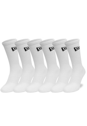 New Era FLAG CREW UNISEX 6 PACK - Socken - white