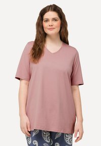 Ulla Popken GRANDES TAILLES - Jednoduché tričko - pink