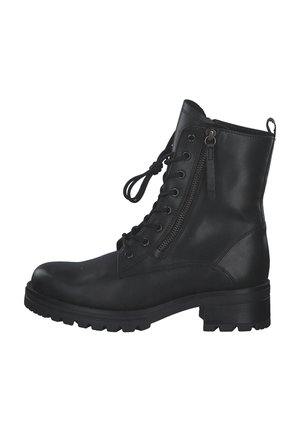 Platform ankle boots - schwarz flau cdf