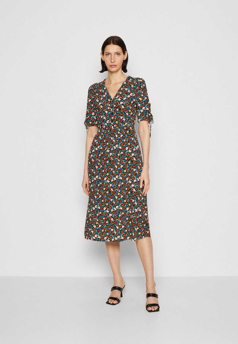 Marks & Spencer MIDI TEA DRESS Robe chemise multi/vert ZALANDO.FR