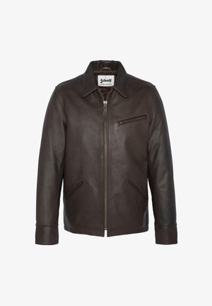 Schott, LC9521D - Veste en cuir - dark brown