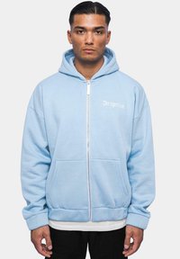 Dropsize - SUPER HEAVY BLANK - Sudadera con cremallera - babyblue Imagen en miniatura 1