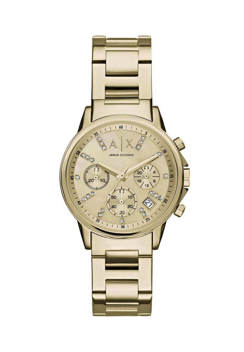 Armani Exchange Chronograph watch - gold-coloured