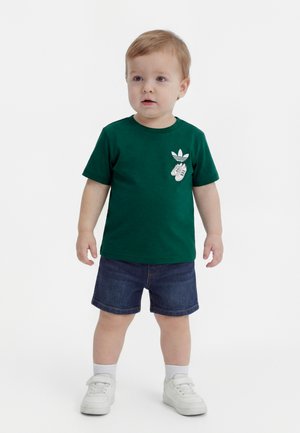 SUPERSTAR TEE UNISEX - Trükipildiga T-särk - collegiate green