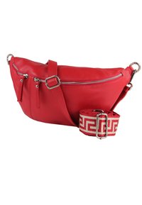 DrachenLeder Umhängetasche - rot