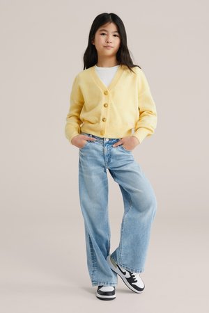 WE Fashion Kardigan - light yellow