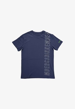 Bikkembergs, T-SHIRT BIKKEMBERGS - T-shirt con stampa - blue