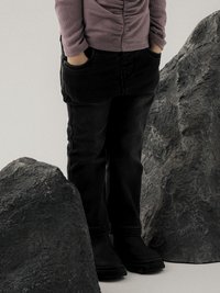 Name it NMFSALLI - Sirgete säärtega teksad - black denim