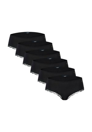 6ER PACK - MULTIPACK SLIP  EINFARBIG - Slip - schwarz
