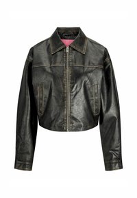 JJXX Kunstnahast jakk - black