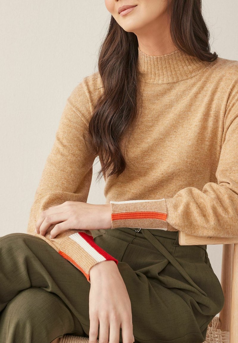 Damen Strickjacken | Next Strickpullover camel - TQ53022 Damen Strickjacken | Next Strickpullover camel - TQ53022