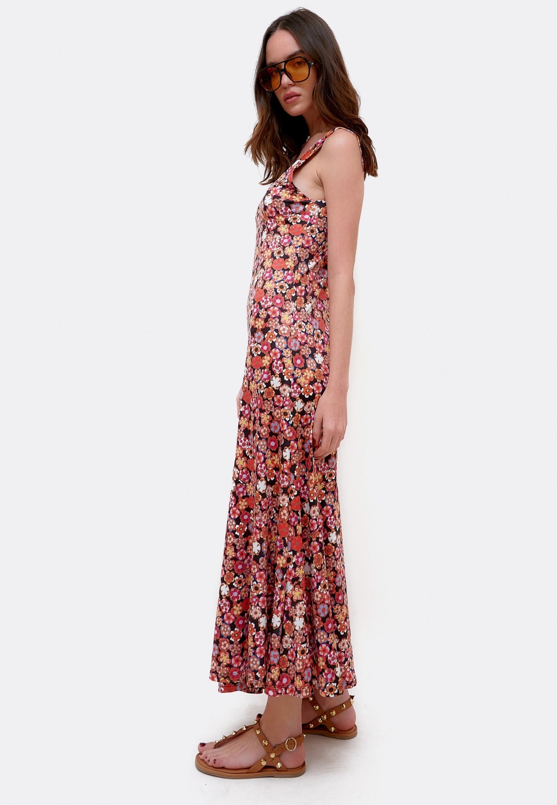 CUPLÉ Vestido largo - red/rojo - Zalando.es