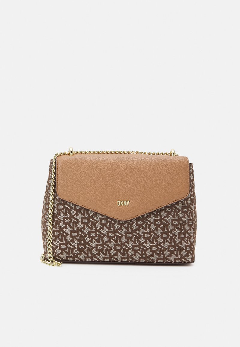 DKNY FRANKIE SHOULDER BAG Schoudertas chino/cashew/bruin Zalando.nl