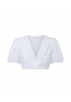 Waldorff, DIRNDLBLUSE MALINA CHIFFON MIT LUFTIGEM CHARACTER - Bluse - weiß