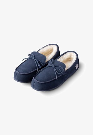 Lakeland Leather Slippers - navy